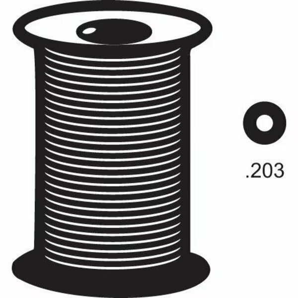 .203 Spline Vinyl Black, Strybuc, Mfr#: 66-81